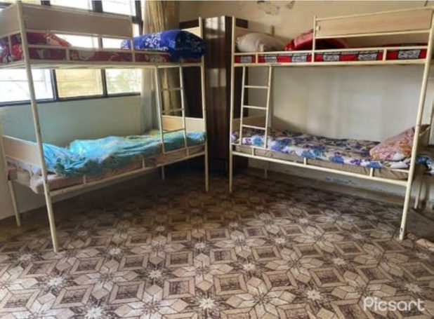 Doppelstockbetten im Kinderhaus in Qamişlo 